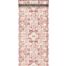 behang oosters kelim tapijt terracotta roze