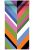 XXL behang zigzag motief groen, roze, paars en blauw