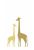 fotobehang giraffen okergeel